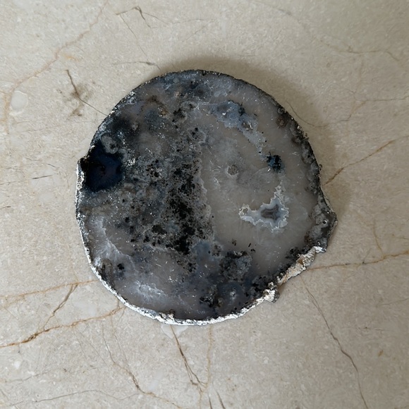 6 Polished Agate Rounds for Decor, Display - Picture 5 of 12